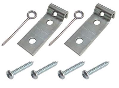 Sofa Zig Zag Spring Repair Kit (2 Brackets) Includes All Hardware