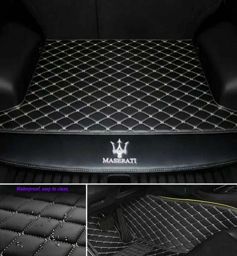 For Maserati Car Floor Mats All Weather Waterproof Custom Auto Carpets Foot Pads - Imagen 9 de 31