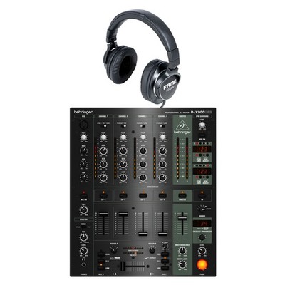 Behringer DJX900USB + hD-2000 Black-Set - DJ Mixer-Set
