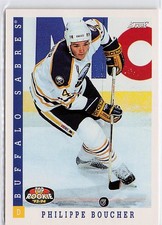 1993-94 Score #455 Philippe Boucher Buffalo Sabres