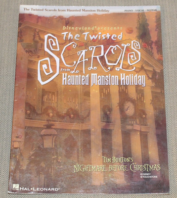 The Twisted Scarols From Haunted Mansion Holiday Tim Burton Hal Leonard Book