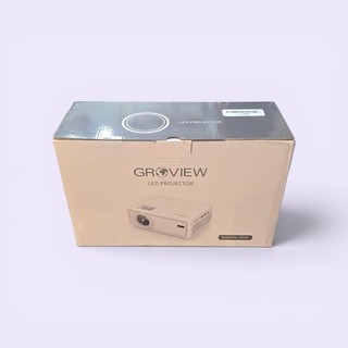 Groview Mini LED Bluetooth Projector Model #G210 1080 HD Portable