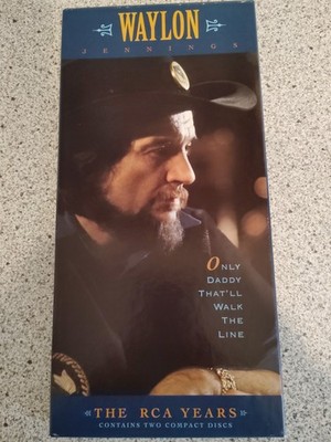 Waylon Jennings - Only Daddy That´ll Walk The Line - 2 CD Box mit Booklet