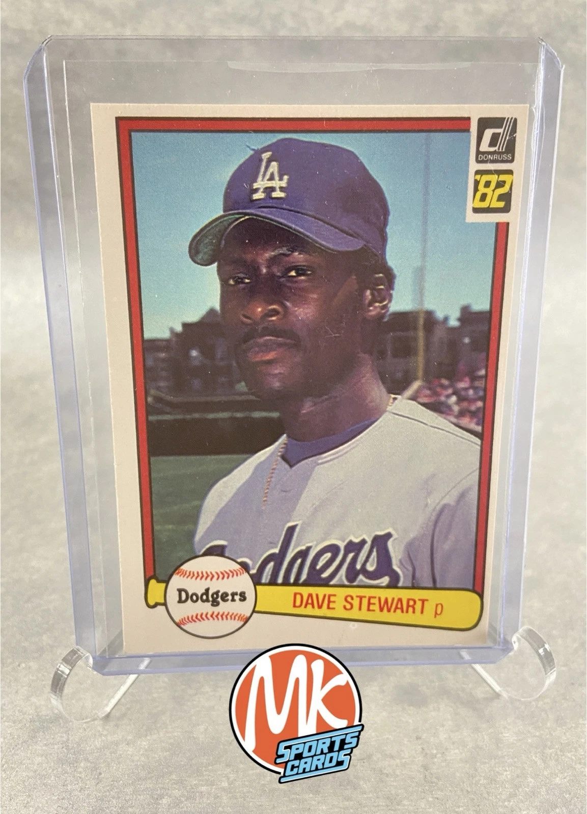 Dave Stewart trading card