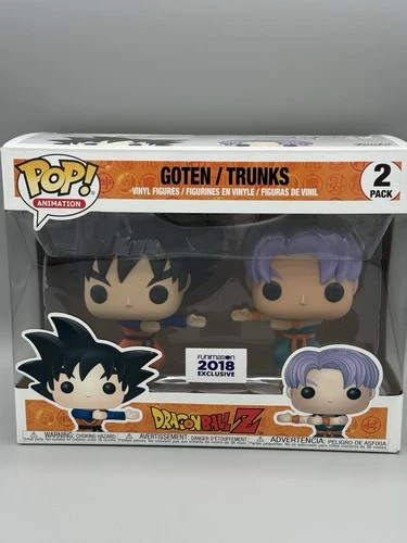 Funko Pop! Vinyl: Dragon Ball DBZ 2 Pack Goten & Trunks Fusion Funimation 2018