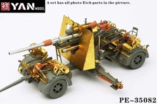 Yan Model PE-35082 1/35 Super 88mm Cannon”88mm FLAK 36/37(for Border Model BT013