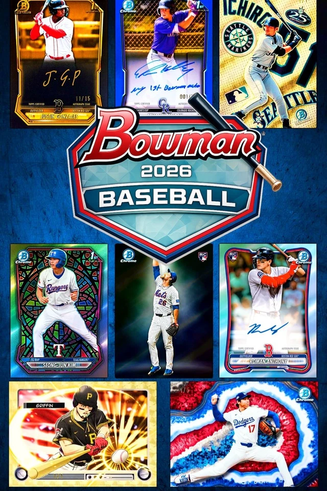 2026 BOWMAN BASEBALL MADNESS!!!! $1 STARTS ALL DAY AND NIGHT!!!