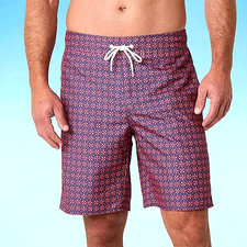 St Johns Bay E Board Mens Swim Shorts Floral Trunks UV Drawstring XXL S