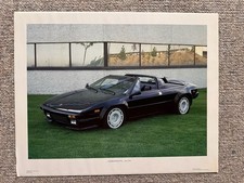 Power Graphics Lamborghini Jalpa Poster 16 X 20 1986 897 Rare