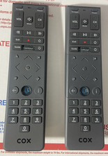 Lot of 2 Cox Cable Contour XR15-RF Remote Control Voice Activated -Tested- Clean