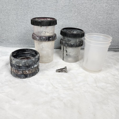 3M PPS Paint Gun Adapter Old Style With, Cups, Lids Liners.