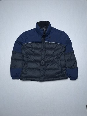 K-way Herren Bomber Daunenjacke wasserdicht leicht warm Gr. M schwarz blau