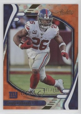 2021 Panini Absolute Orange Mosaic 71/199 Saquon Barkley #23 2l4