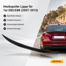 Heckspoiler Sport Blende Gl�nzend Trim Spoilerlippe F�r BMW 1er E82 E88 07-13