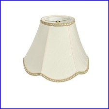 Elegant Handcrafted Beige Linen Drum Lamp Shade - Perfect for Modern Decor