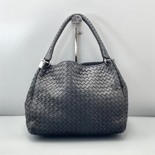 Bottega Veneta Pre-Owned Authentic Tote Black 33 25 21cm Free Tracked Shipping