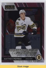 2023-24 O-Pee-Chee Platinum Marquee Rookies Matte Pink Matthew Poitras READ 03mw