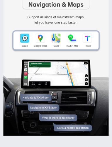 For BMW 1er/2er NBT EVO LHD F20 F21 F22 F23 Wireless CarPlay Touchscreen Stereo - Picture 9 of 17