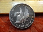 Eagle Bell Design Western States Refining 1 Oz .999 Silver Bullion Round Lot A