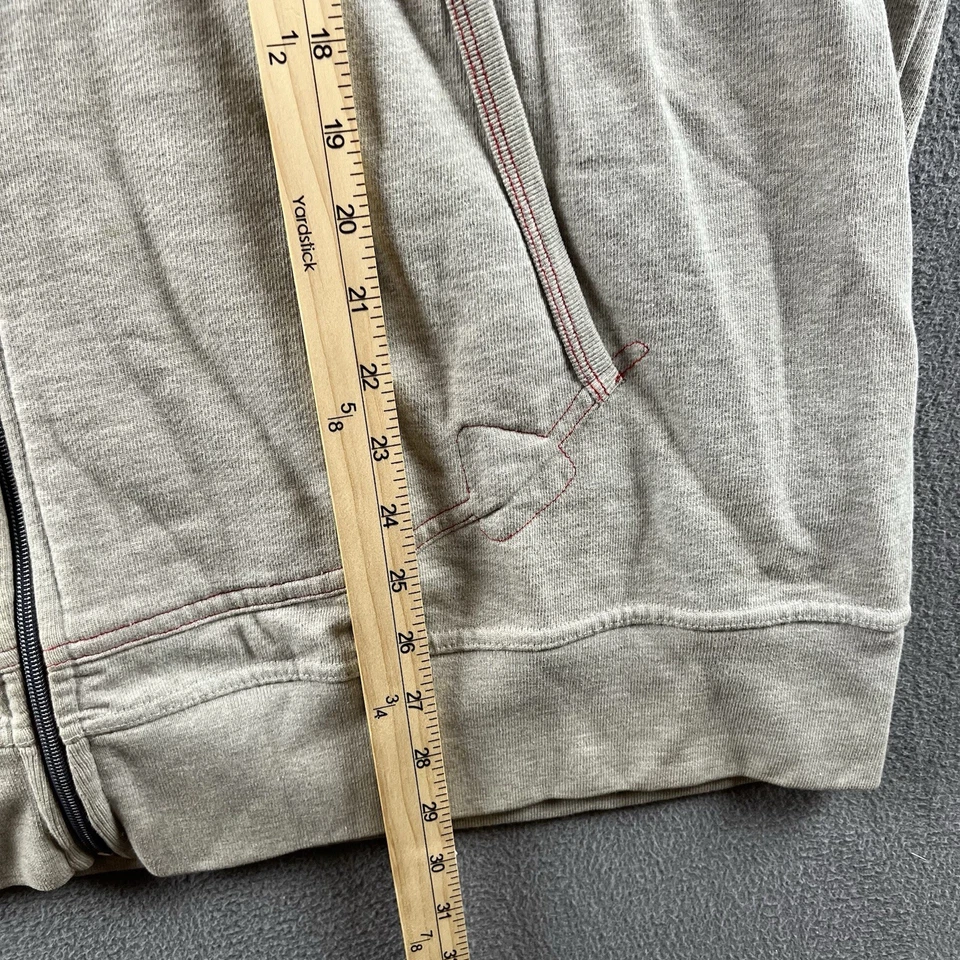 Vintage Levis Silvertab Hoodie Mens XL Gray Full Zip Hip Hop Rapper Skater Y2K - Image 4 of 4