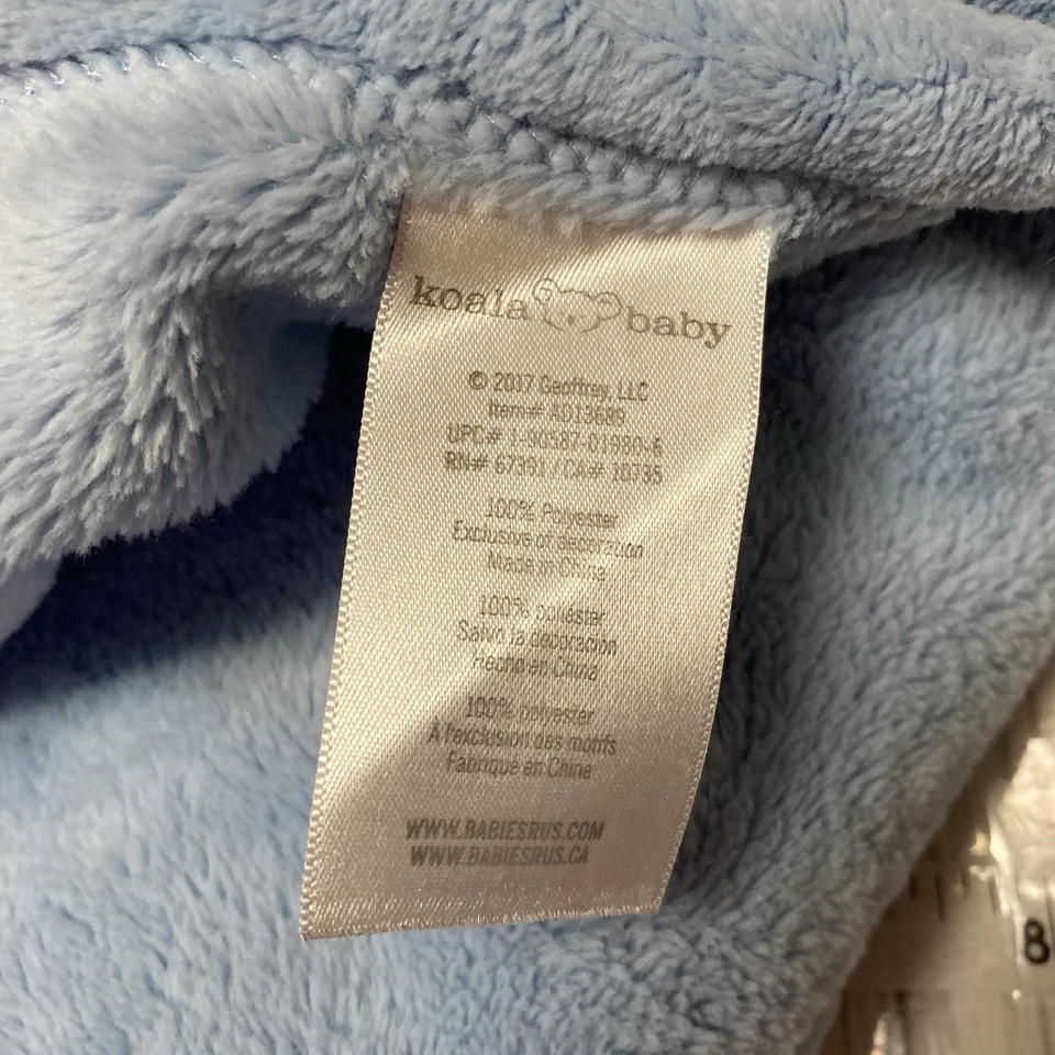 Manta Koala Baby Azul 3D Cachorro Perro 30x40 Foto 3 de 4