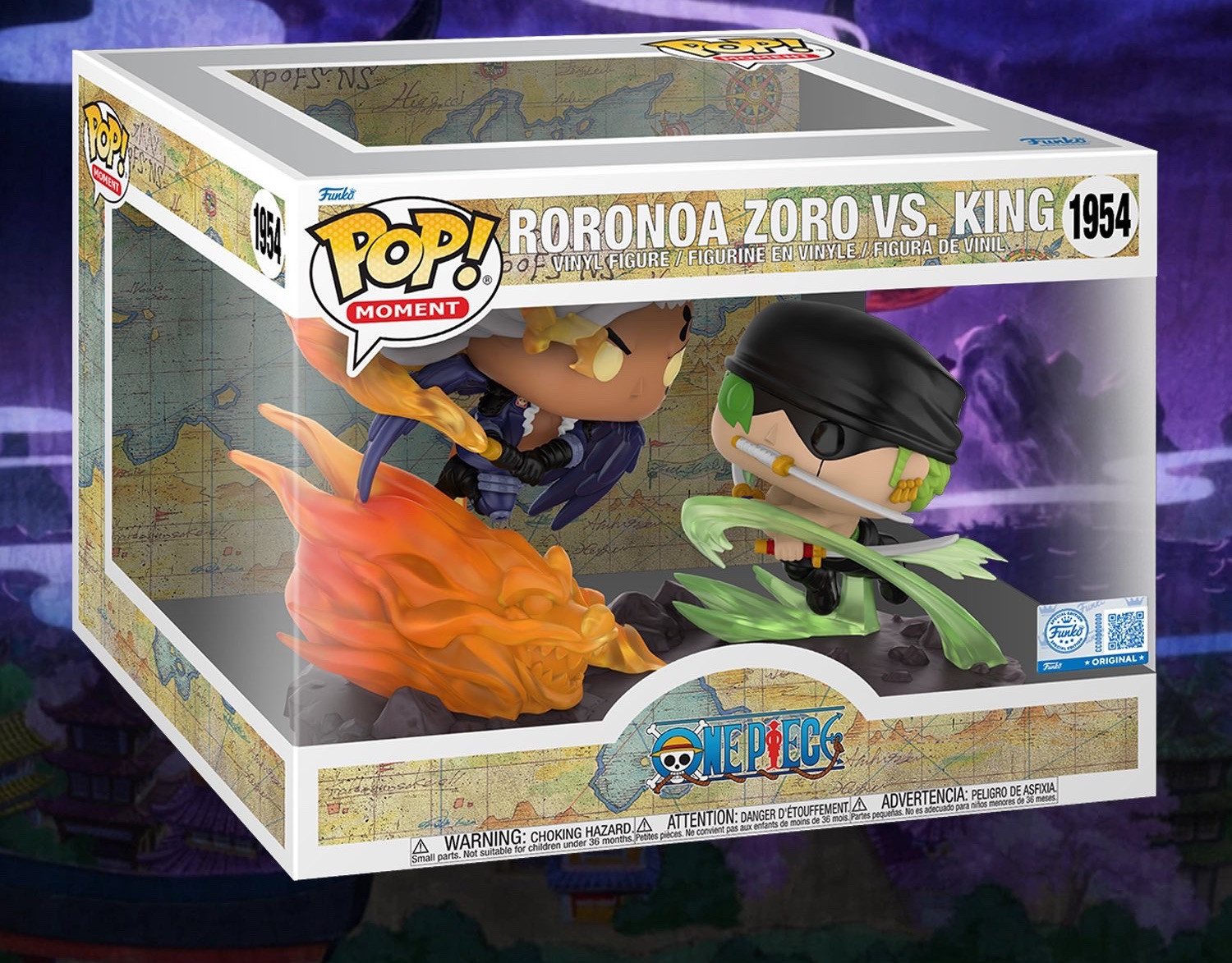 Funko POP Moment One Piece Zoro vs King GameStop Exclusive Preorder