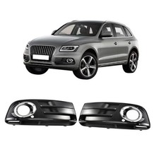 1 Pair Front Driving Fog Light Bezel Compatible with Q5 2013 2014 2015 2016