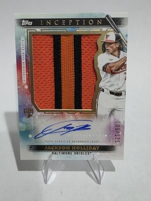 2024 Topps Inception - Auto Jumbo Patches Jackson Holliday #AJP-JHO (RC) /125