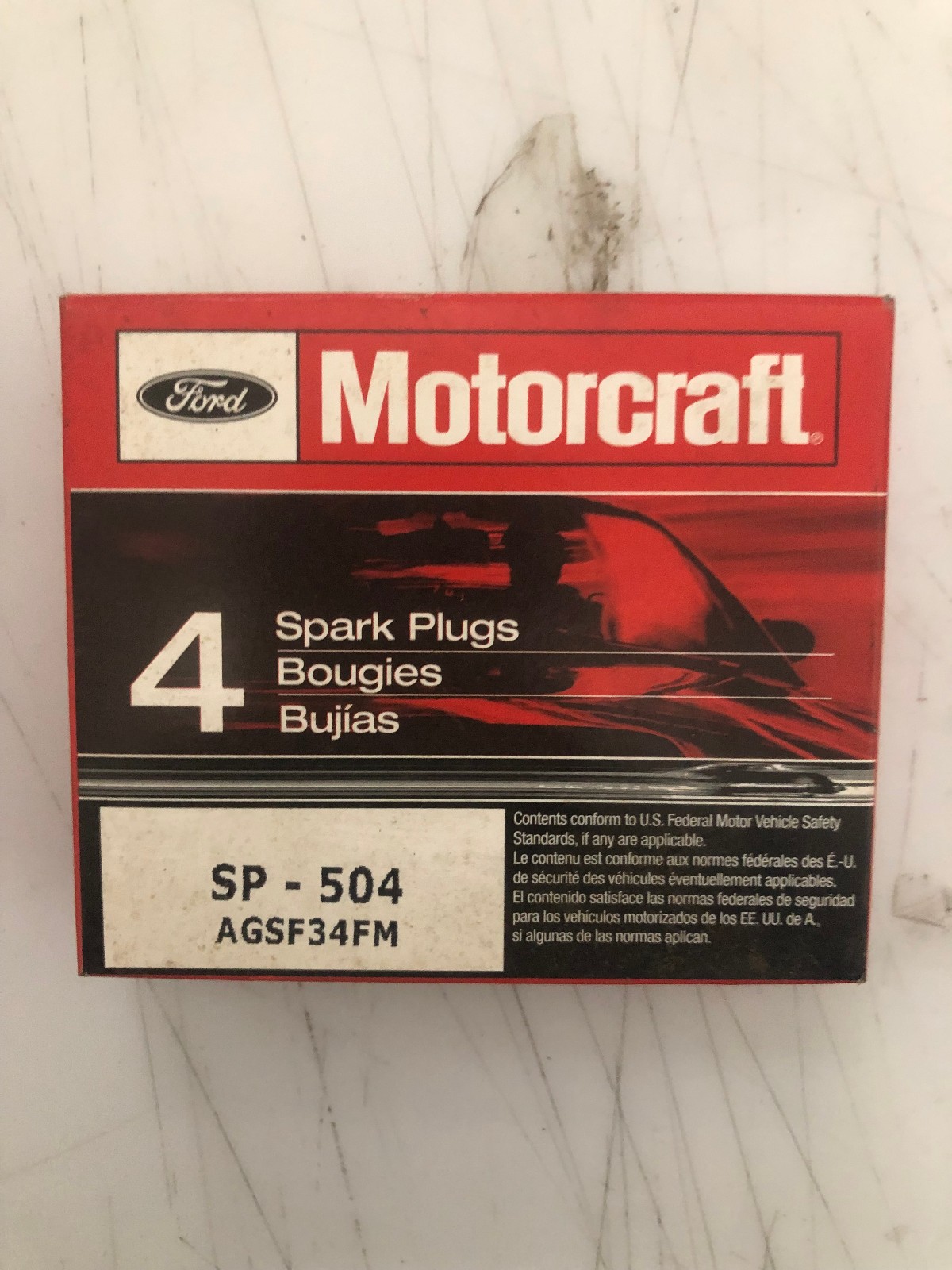 Ford Motorcraft SP-504 Spark plugs 4pc