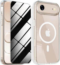 MagSafe Clear Magnetic Case for iPhone 17 Air + Privacy Screen Protector