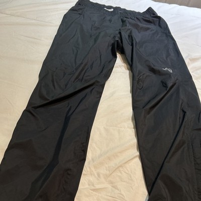 REI Co op Pants Mens L Black Peak 2.5L Waterproof Rain Hiking Outdoor Packable