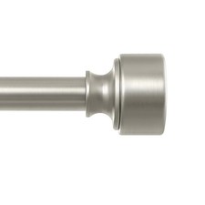 Curtain Rods for Windows 66 to 120 Inch 5.5-10ft , 1 66-120" Brushed Nickel