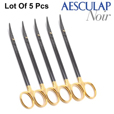 AESCULAP NOIR BC261WB Curved Durotip Supercut Delicate Metzenbaum Scissors 7'' 5X