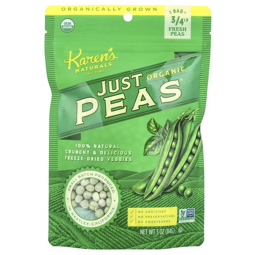 Organic Just Peas®, 3 oz (84 g)