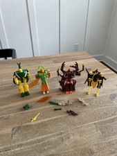 Lote de figuras de acción de colección 1984 G1 Insecticon Transformers langosta barrage venon chop