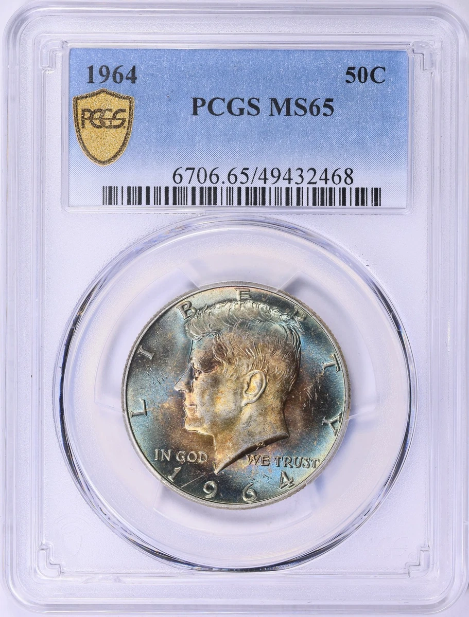MS 65 Graded 1964 Kennedy US Half Dollars (1964-Now) for sale | eBay
