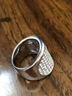 Nolan Miller GORGEOUS  Statement  Ring - Clear Crystals - Size 7  - NEW! — photo 2