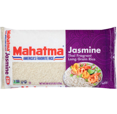 Mahatma Jasmine Thai Fragrant Long Grain Rice, Gluten Free, 80 oz (5 lbs) 2.27kg