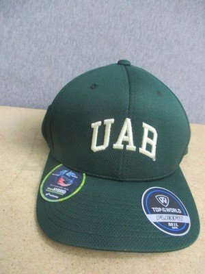 UAB Blazers Hat Cap Fitted Mens One Size Green NCAA Football Top Of The World