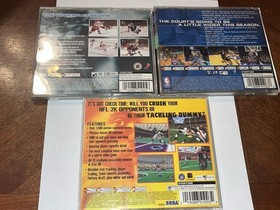 Sega Dreamcast Sports Lot NFL 2K NHL 2K NBA 2K Tested