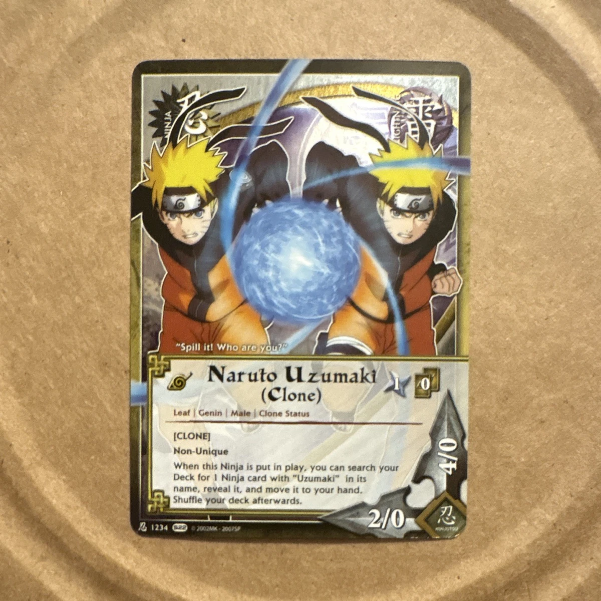 Naruto CCG Bandai Near Mint or Better Individual Trading Card
