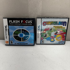 New Sealed Nintendo DS Game Flash Focus & Chameleon