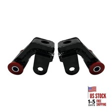 2" Rear Drop Lowering Shackles Kit for 2003  2013 Dodge Ram 1500, 2500, 3500,