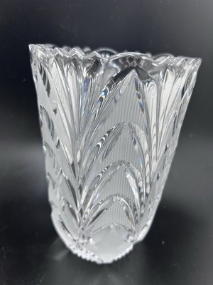Vintage Clear Lead Crystal Vase