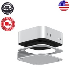 Elevate Your Mac Mini M4: Aluminum Dock Stand for Cooling  Organization