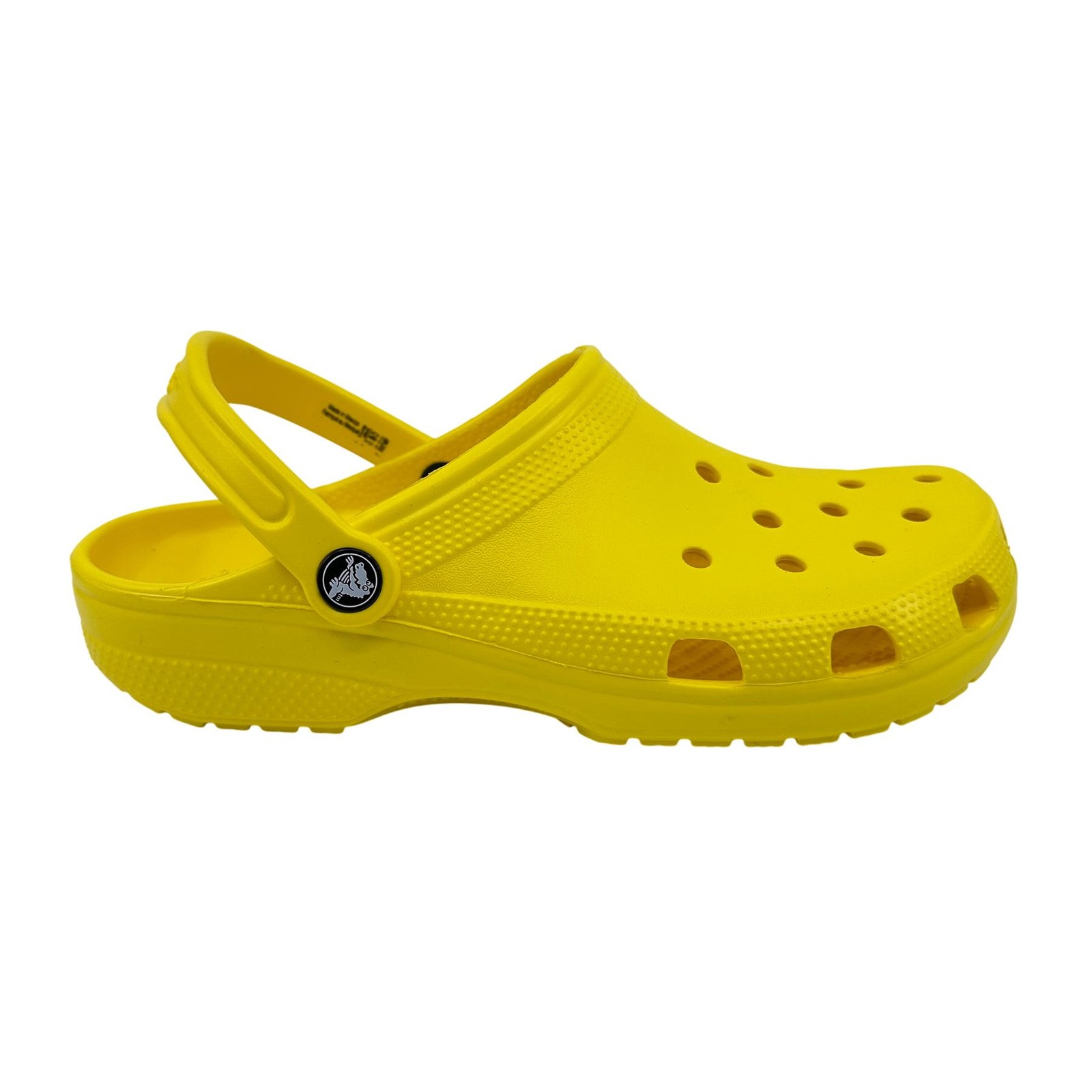 Crocs Classic Lemon Yellow Womens Sandal Clog