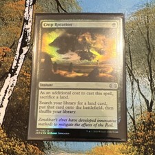 Magic: The Gathering Crop Rotation Instant Double Masters Green Foil 161