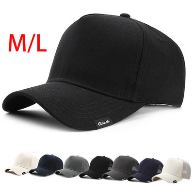 Cotton Plain Solid Baseball Cap Ball Dad Hat Adjustable Washed Men Washed PC M/L