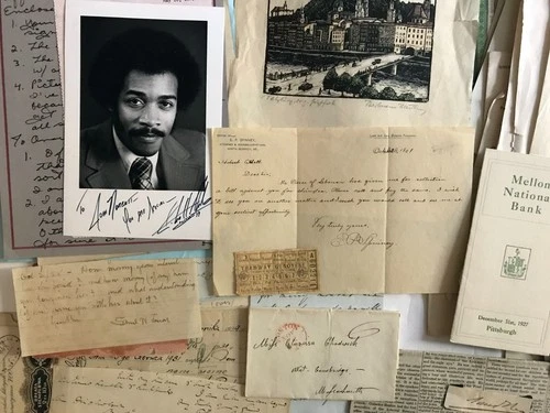 US 1800s, Early 1900s Large Lot Autographs, Letters, Documents