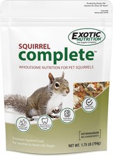 Squirrel Complete 1.75 lb. Healthy Natural Food Nutritional Diet Pet  Captive